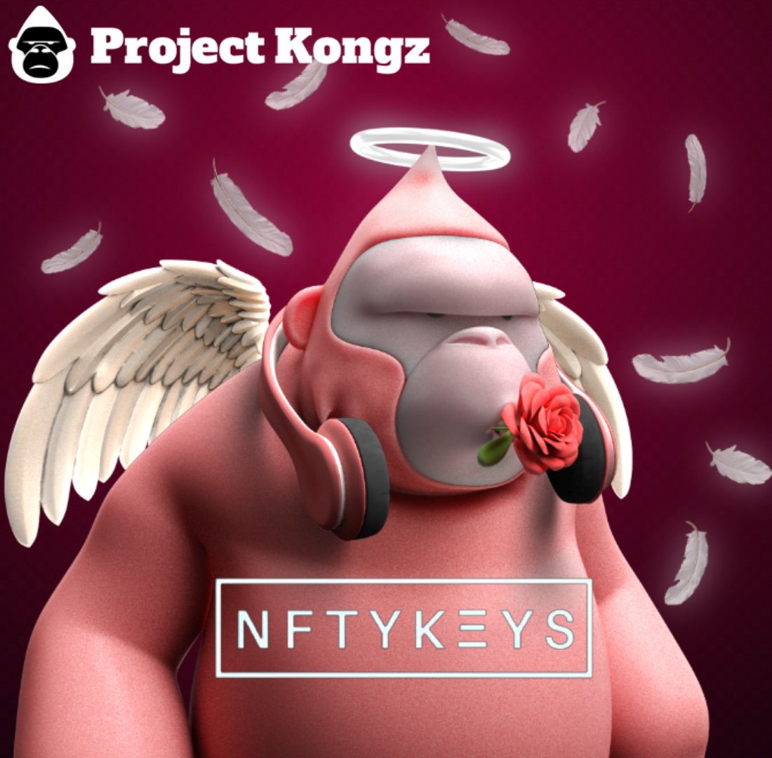 🙉⌨️ Meta Kongz x NFTY KEYS ⌨️🙉 2x Whitelists for @NFTYKEYS Requirements: 1⃣ RT + ❤️ 2⃣ Follow @NFTYKEYS & @metakongz_G , @meta_kongz 3⃣ Tag your friends Enter the Discord channel: discord.com/invite/metakon… ⌛Winners picked in 48 HRS #NFT #metakongz #NFTYKEYS