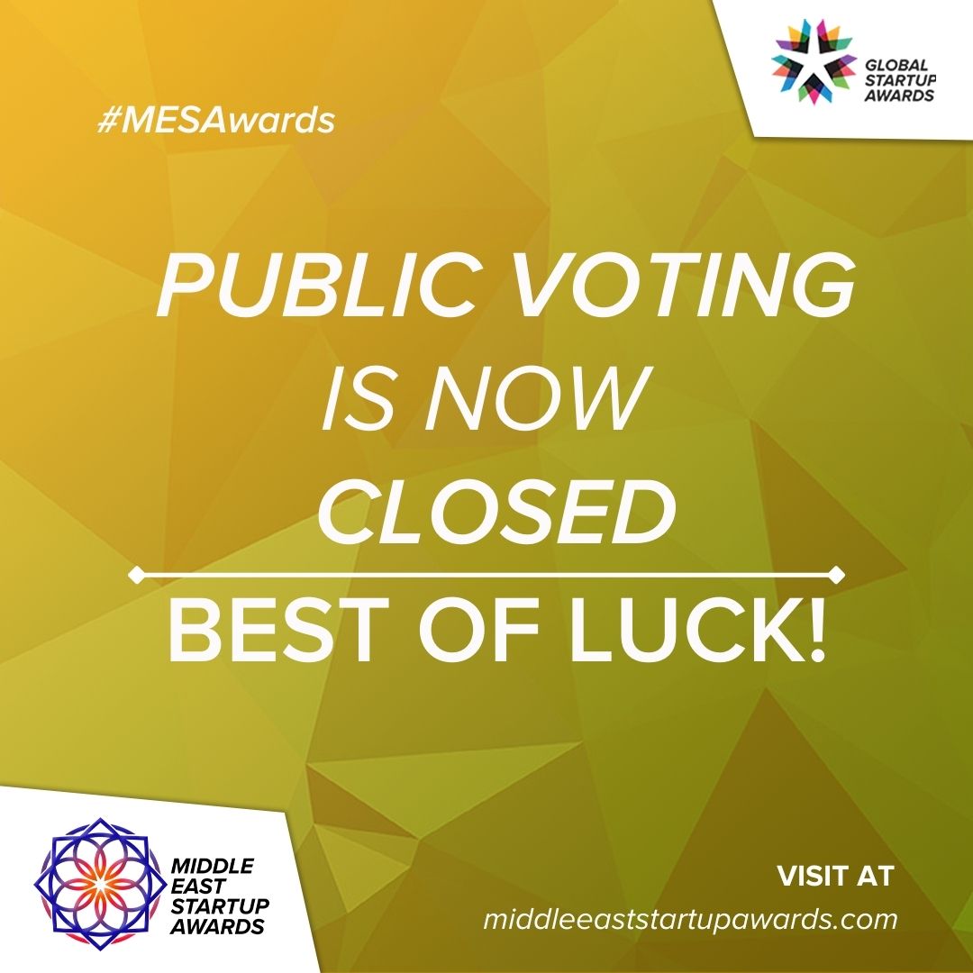 📢💥Announcement!💥📢
We hope everyone has put in their votes because Public Voting is now CLOSED!
We are thrilled to showcase our Finalists for The Middle East Startup Awards 2021 very soon!
Stay tuned and follow <a href="/MEStartupAwards/">Middle East Startup Awards</a>  for updates