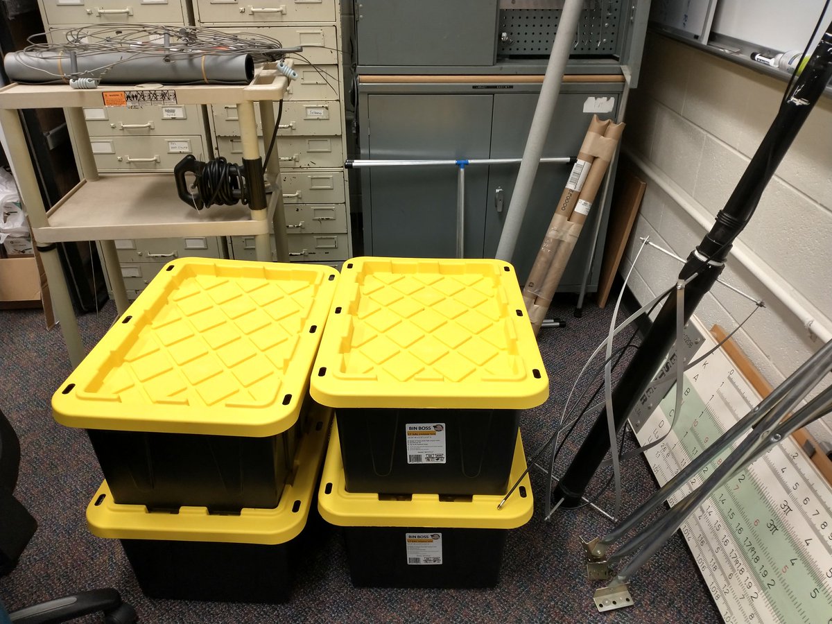 Great time staffing the <a href="/LibreSpace_Fnd/">LibreSpaceFoundation</a> booth at #Hamvention2022.  How long will it take to get all this stuff put away and the no-rotator <a href="/SatNOGS/">SatNOGS</a> station back online?  😅