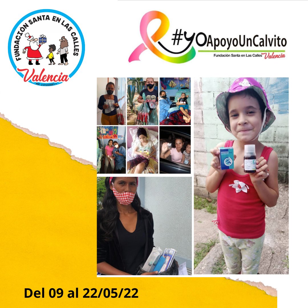 SantaEnCallesVa's tweet photo. Trabajo de ChamoSalud y Yo Apoyo un Calvito, del 09 al 22/05/22.
#Mayo2022
#ChamoSalud
#YoApoyoUnCalvito https://t.co/AxThrmFzbj