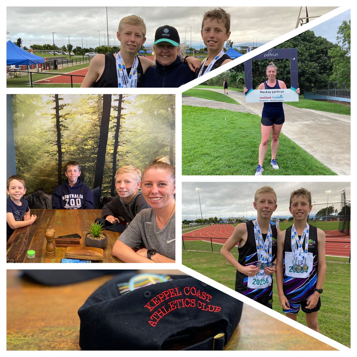 crowdofone96's tweet photo. The weekend in a snapshot… ❤️❤️❤️❤️ #daughter #Gsons #athletics #Mackay https://t.co/N5cItL2kK8