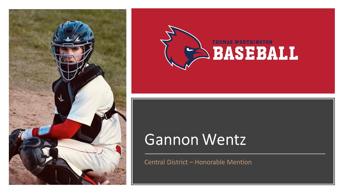 Gannon Wentz - Central District Honorable Mention