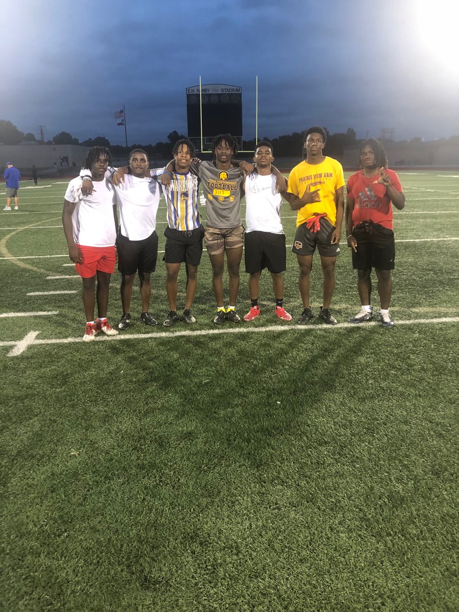 Our guys represented <a href="/HornJagsRecruit/">Horn Jags Football</a> well tonight at the @ASURamFootball camp tonight at Hanby!