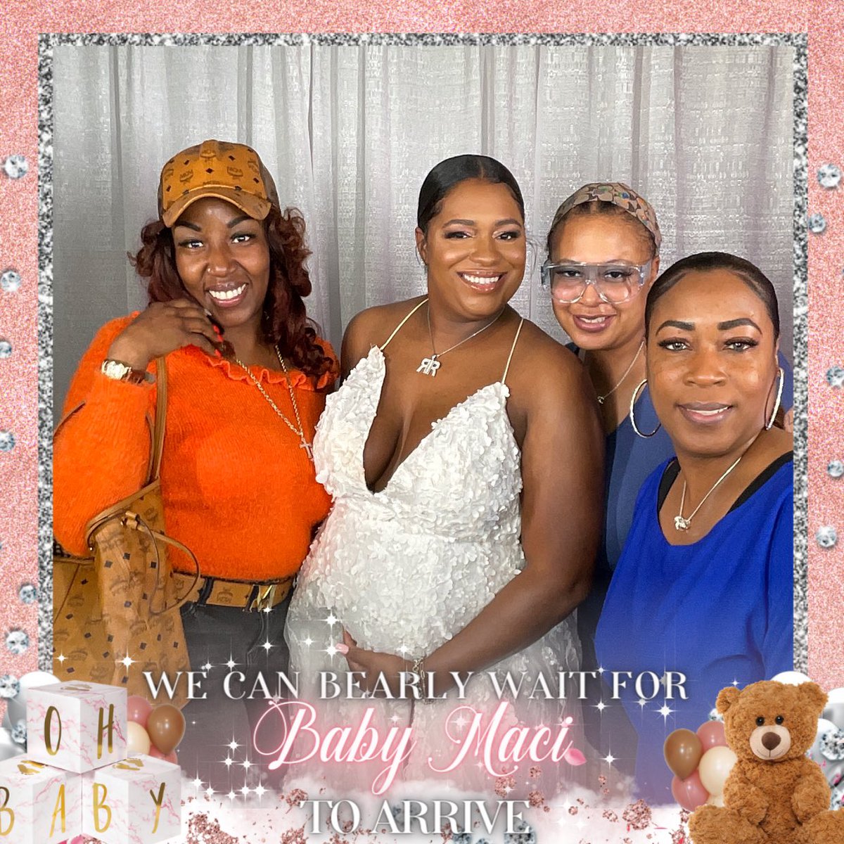 Thanks Nar for booking with us!! Your shower was beautiful and so was you! #memphisselfiebooths #memphis360videobooths #memphiseventplanners #memphispartyrentals