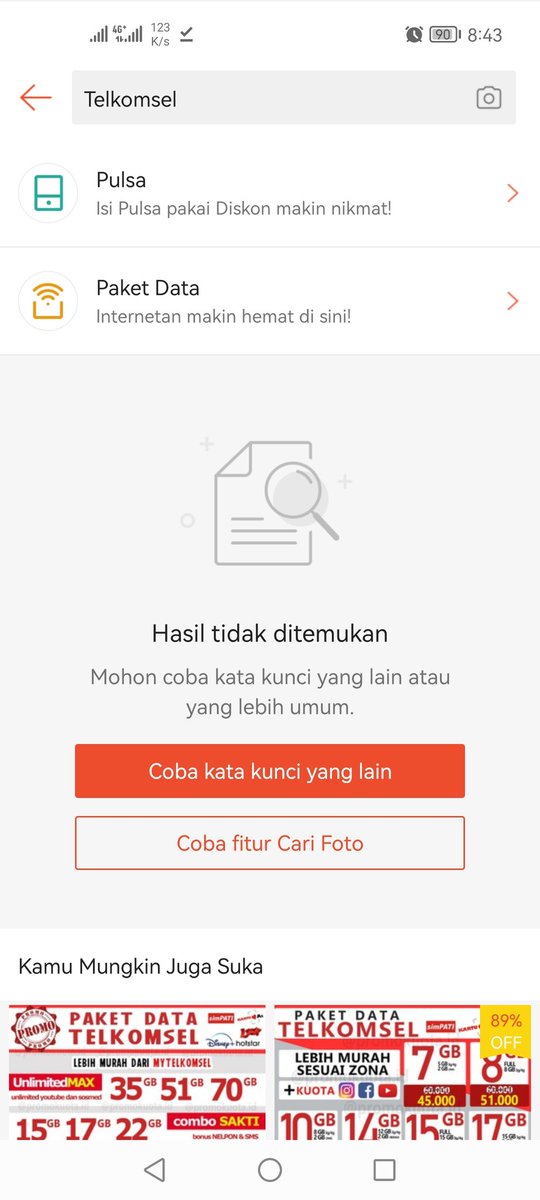 fransixsix's tweet photo. Apakah di @ShopeeID tidak bisa berjualan kuota lagi?? Tidak bisa search paket sata/kuota. Setelah biaya admin yg naik, apakah ini bentuk dari monopoli pasar?? #ShopeeID #monopoli #kuota #paketdata #telkomsel #three #indosat #xl @Telkomsel @indosat https://t.co/hx0x7JAvDt