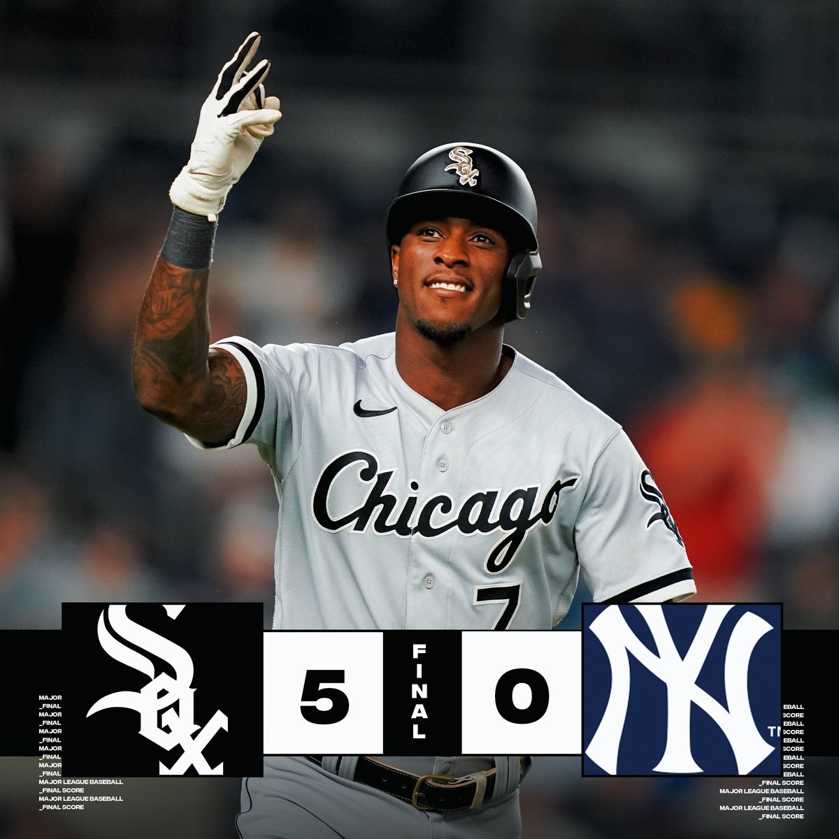 MLB's tweet photo. A #SundayNightBaseball win and a doubleheader sweep for the @WhiteSox. https://t.co/FWKqkzetDF