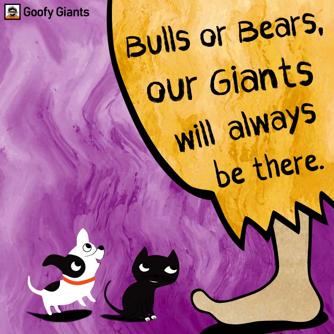 GoofyGiantsNFT's tweet photo. No matter what happens, our Giant will always be there. We just need to learn to recognise that it's there, understand it and embraced it.

Stay strong and positive, my friends:)

#giantinus #bullsorbears #selfdiscovery #selfacceptance #healingjourney #goofygiants #goofygiantsnft https://t.co/Df16aYJ1xx