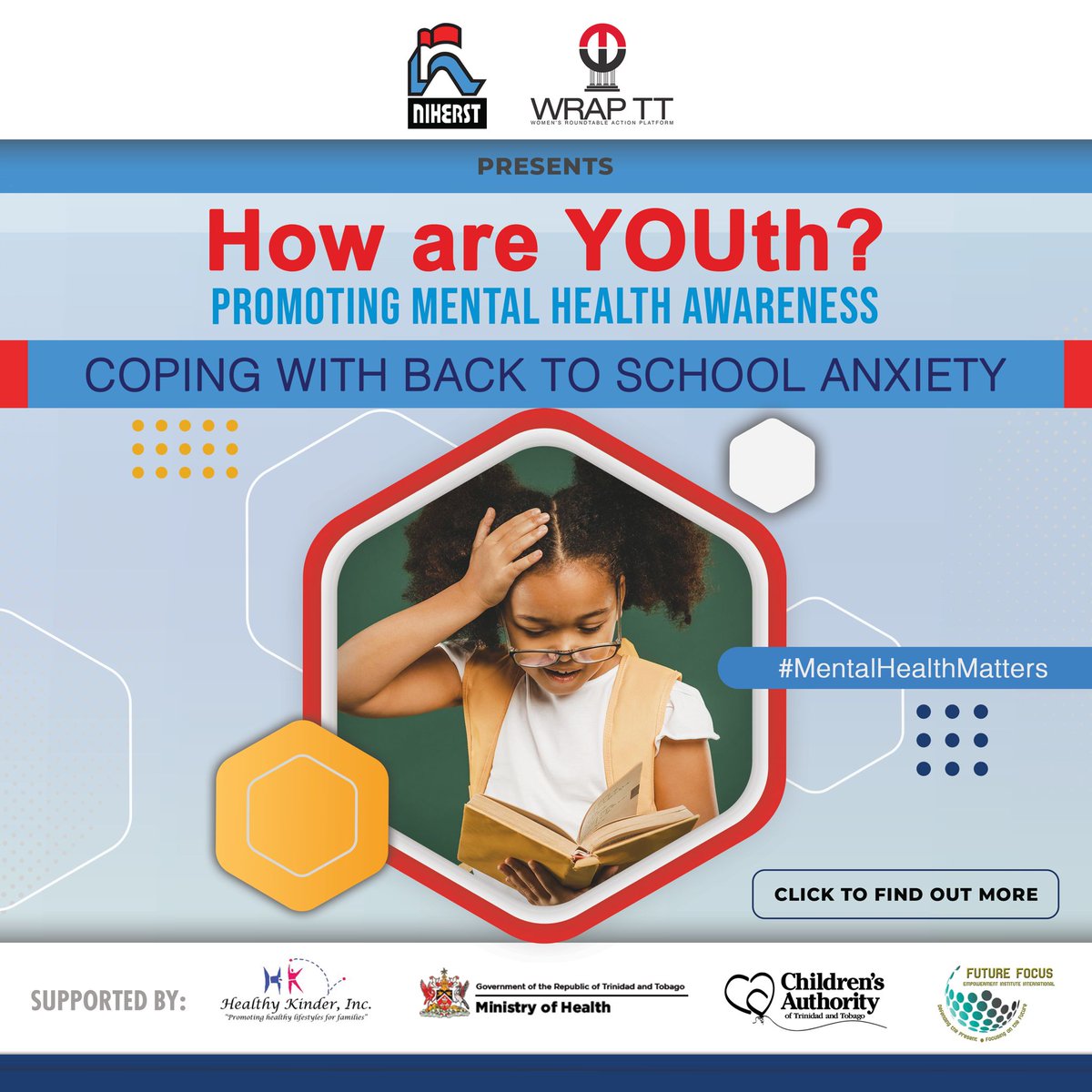 wraptt's tweet photo. 🥳🤩We are excited as we are only 1 day away from the transformational Mental Health Summit, How are YOUth? WRAP TT encourages you to share this timely discussion with teachers, parents and youth workers in your networks. 
Register Today at https://t.co/1ReCmc04J9 https://t.co/edtYiFPp6R