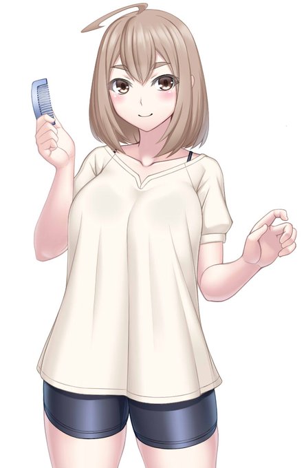 髪型を前の型に戻しました 