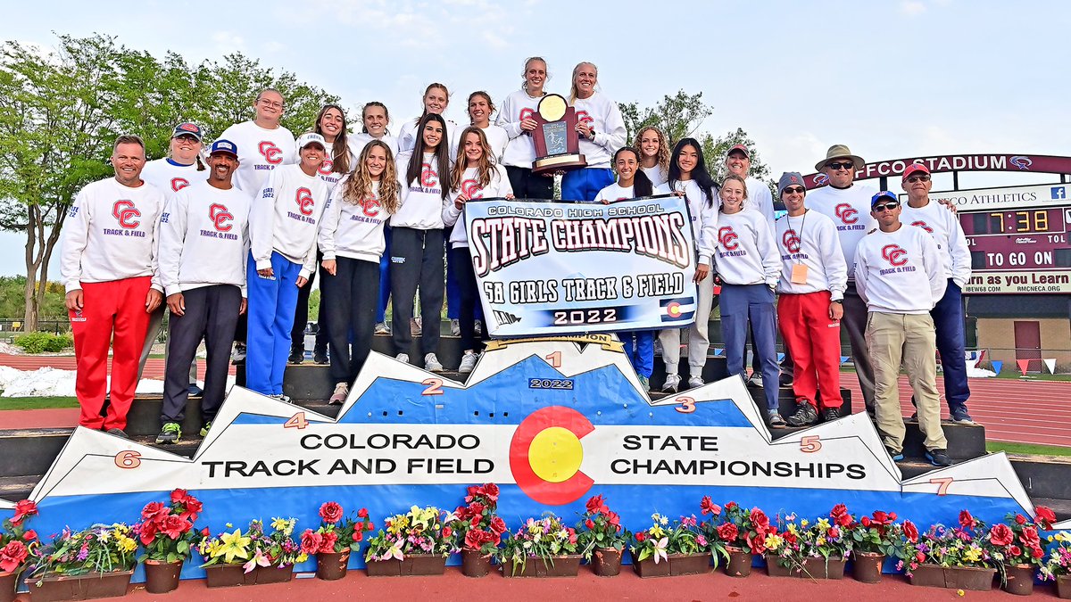 Congratulations to 5A girls track and field state champion Cherry Creek. #copreps