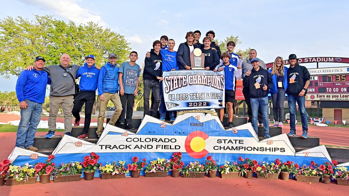 Congratulations to 4A boys track and field state champion Longmont. #copreps