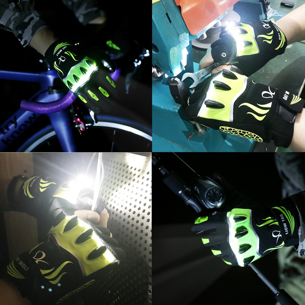 Nicholascherish's tweet photo. Glove with LED lights
For cycling, night walking, working, repairing, fishing, etc.
Anti-slip, touch screen, lighting and shock absorption.
#ledgloves #nightriding #nightwalk #nightfishing https://t.co/1JhWp0DArL