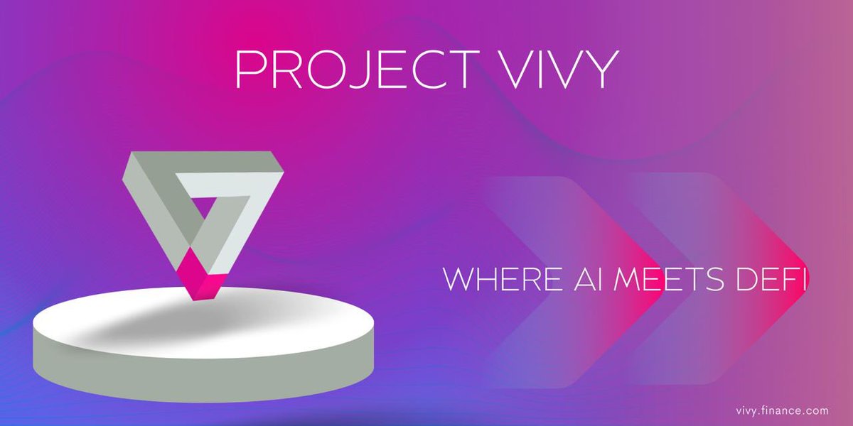 project_vivy's tweet photo. #ProjectVivy: Where #AI meets #Defi.
Join us! https://t.co/YriUX35QKy
#ETH $VIVY #CULTDAO #shib #Saitama #DAO #Ethereum #looksrare https://t.co/KwGK7z5ydu