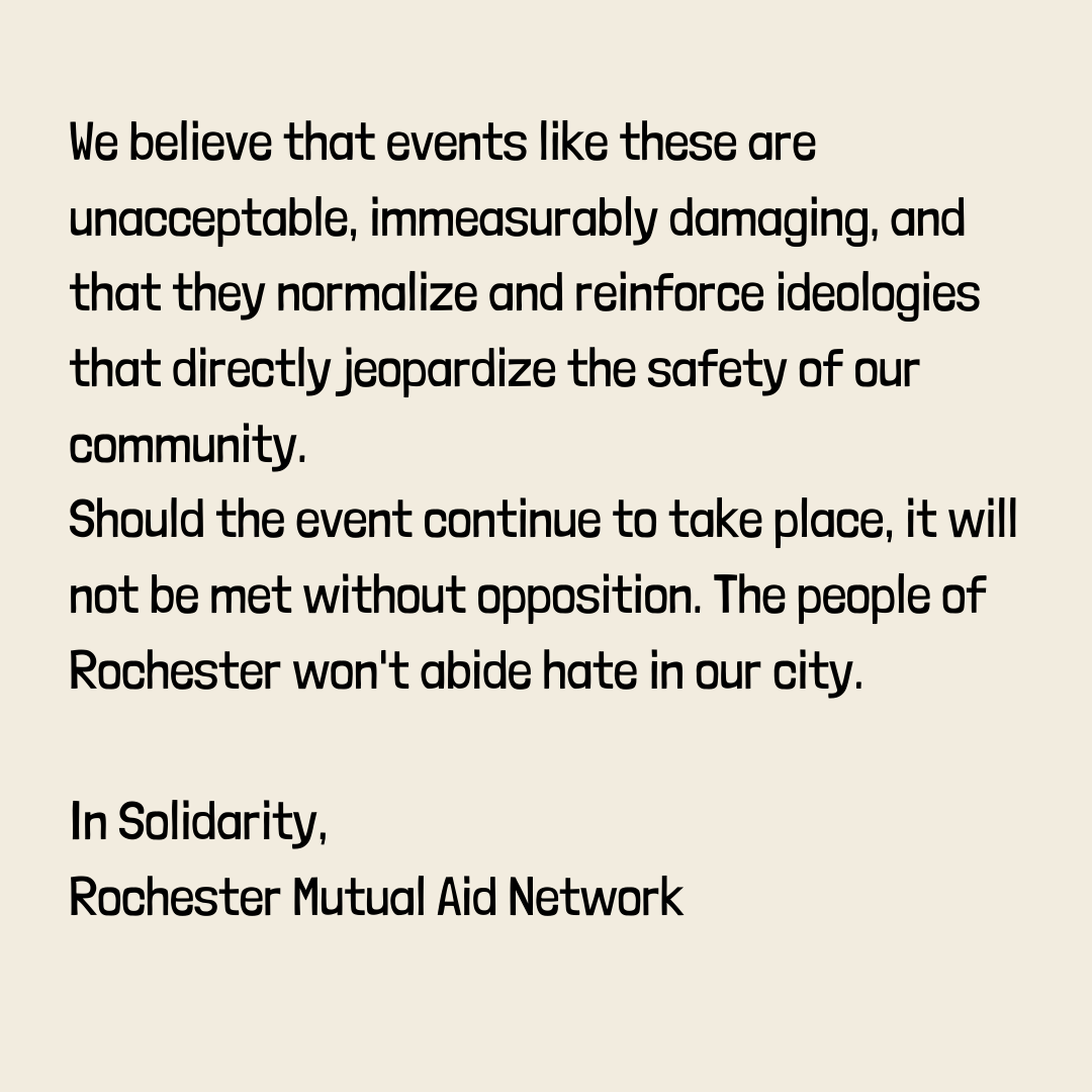 Rochester Mutual Aid Network (@rocmutualaid) on Twitter photo 