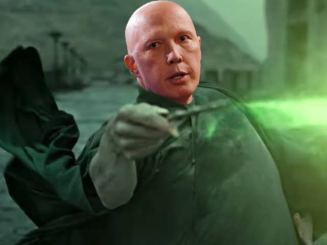 The <a href="/LiberalAus/">Liberal Party</a> must be disparate if they will have Lord Voldamort leading them.
#auspol #libspill