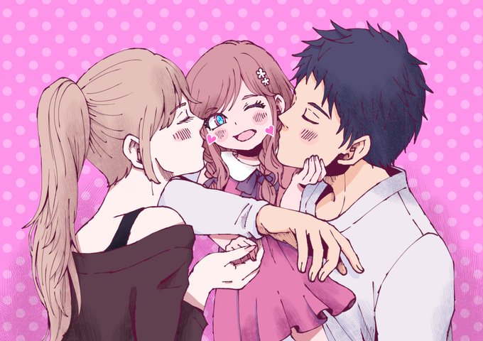 ほっぺにキスのtwitterイラスト検索結果