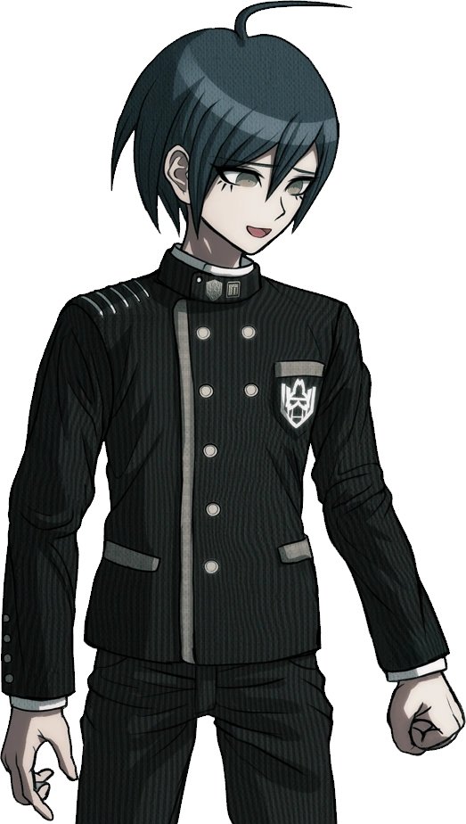 Shuichi goes by they/she/he pronouns.
