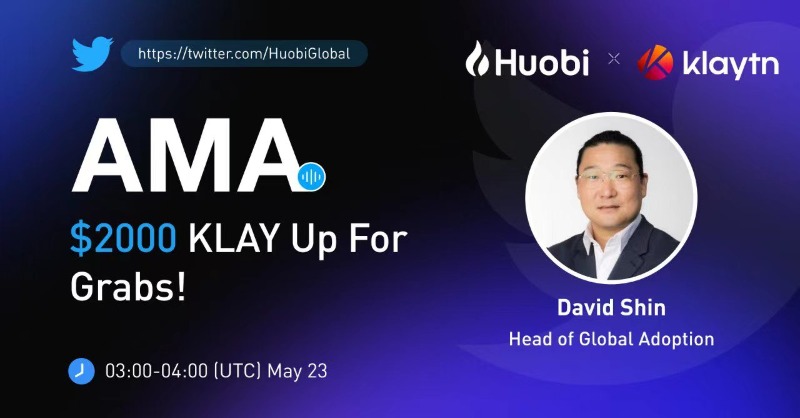 HTX_Global's tweet photo. 🔥 #Huobi x Klaytn #AMA!

🤑 $2000 Shared:

☑️Follow @HuobiGlobal @klaytn_official
☑️Retweet + Tag Friends 
☑️Join Twitter Spaces AMA 
https://t.co/bTYrrlmID3

Answer quiz after event  👇