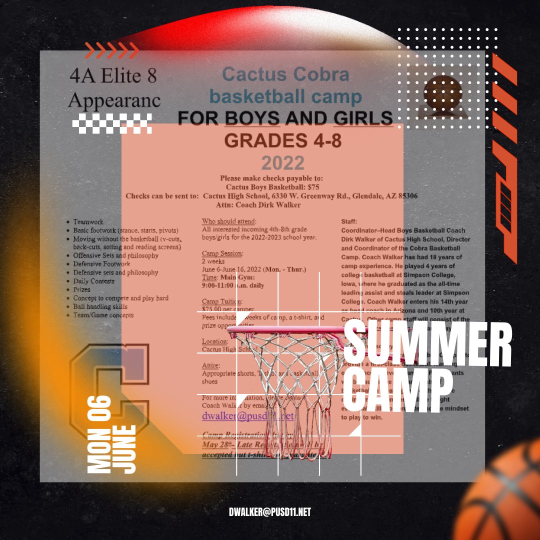 Youth Camp is coming up!!