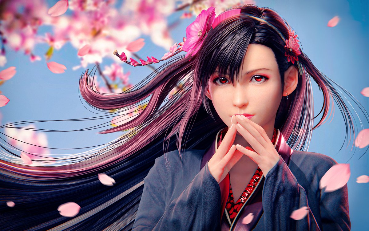 Sreliata's tweet photo. 🌸🌸🌸🌸🌸🌸🌸🌸

#TifaLockhart #FinalFantasyVIIRemake #FF7R #FFVIIRemake https://t.co/CEYh2JH7BW