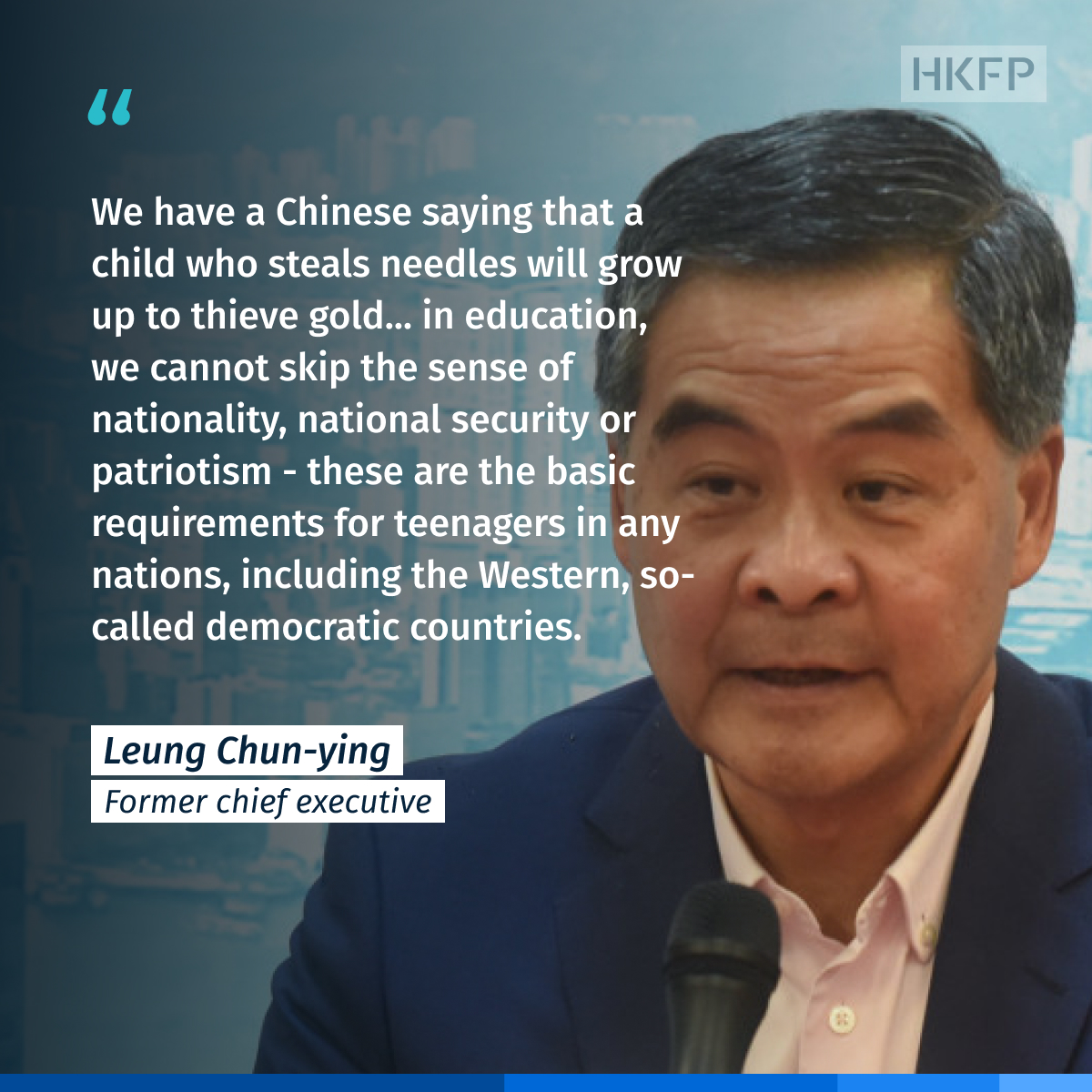 Hong Kong Free Press HKFP on Twitter "Exchief executive Leung Chun