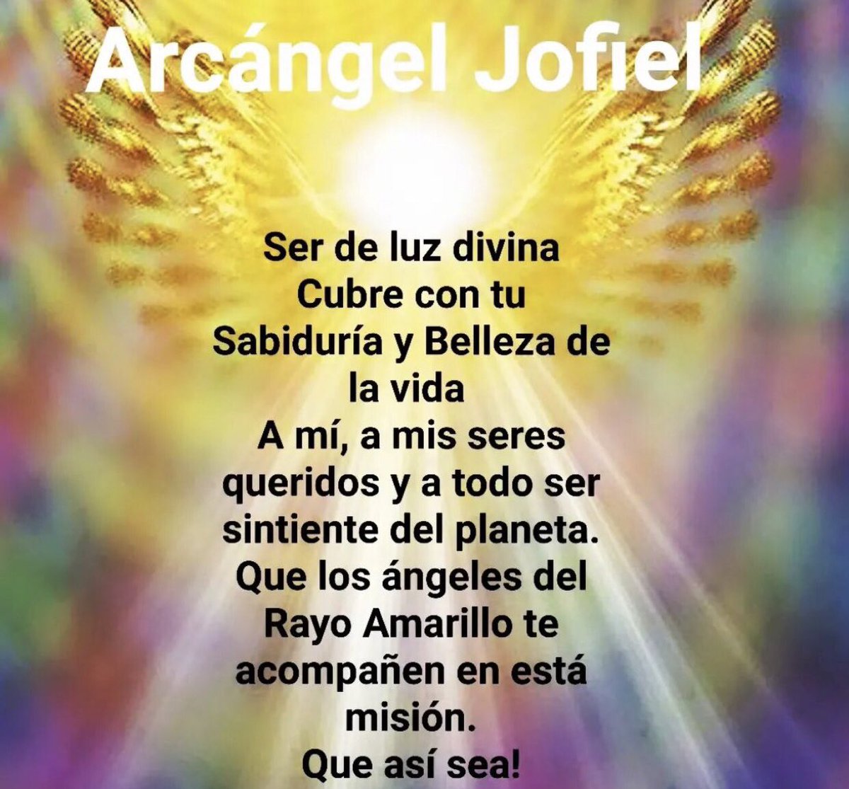 Sololuz5's tweet image. ORACIÓN AL …