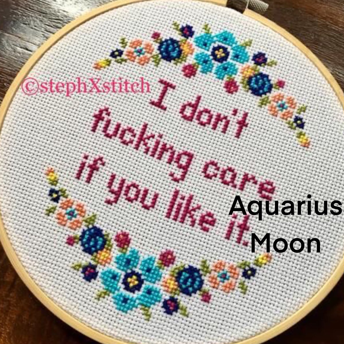 magstrology's tweet photo. Your big 3 as cross stitches https://t.co/MvjHvHnALS