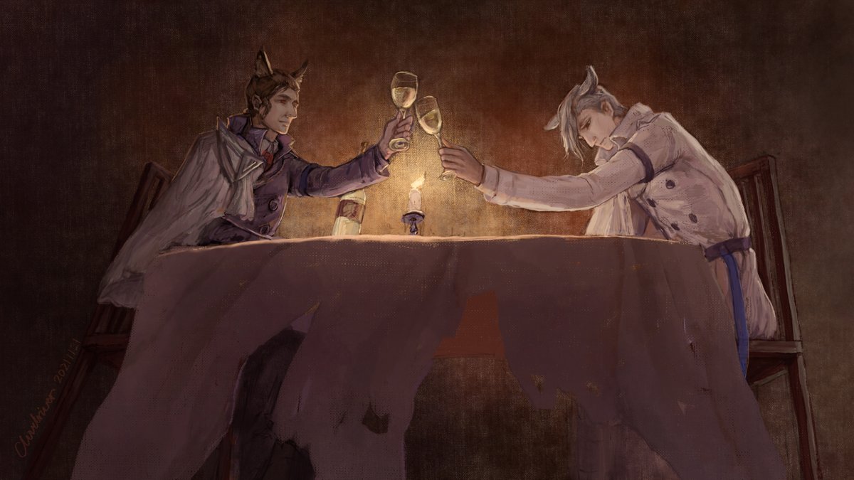 cloudriver1998's tweet photo. #Arknights #ArknightsFanArt #Czarny #Malkiewicz #Nearlight
"Wine is very precious, but poison is plentiful.
"Cheers, Malkiewicz. To your continued ascendance, and to... my retirement.
"Cheers!"
© CloudriverTown, November 2021 https://t.co/xTuWSHZrb9