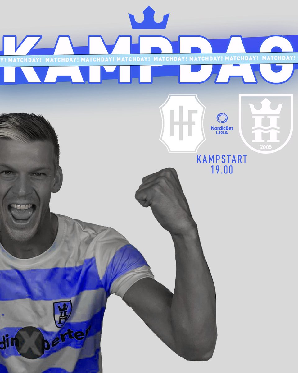 👑𝗠𝗔𝗧𝗖𝗛𝗗𝗔𝗬 👑
🆚 <a href="/HvidovreIF/">HvidovreIF</a>
🇺🇸  1 pm ET / 10am PT 
🇳🇿  5am Tuesday
🏆  Matchday 31 | #NordicBetLiga 
📲  #HIFFCH
––––––
#FCHelsingør x <a href="/fchelsingor/">FC Helsingør</a>