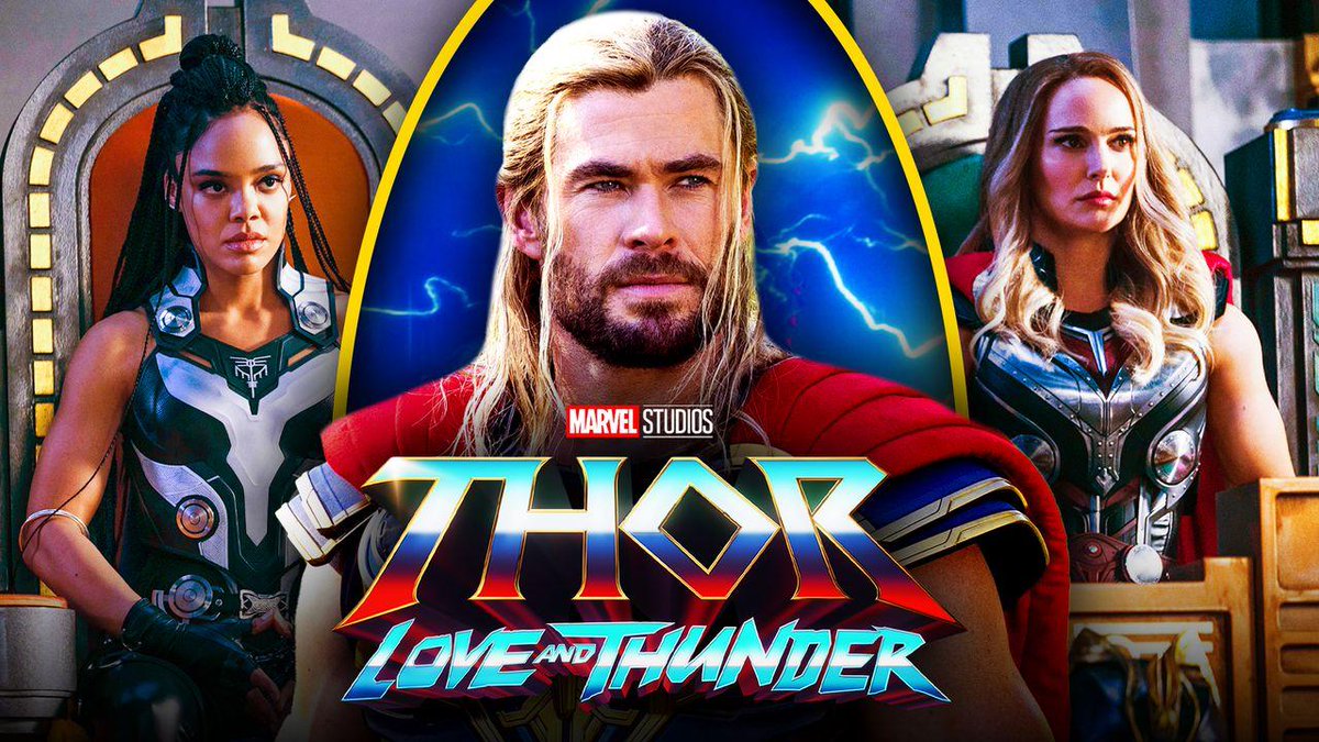 #ThorLoveAndThunder's next trailer will release tomorrow night during the NBA Playoffs! Here's our estimation of the exact TIME the trailer will premiere based on previous debuts: https://t.co/Xkjqqy1M3M https://t.co/6tRl6Uq3Nz