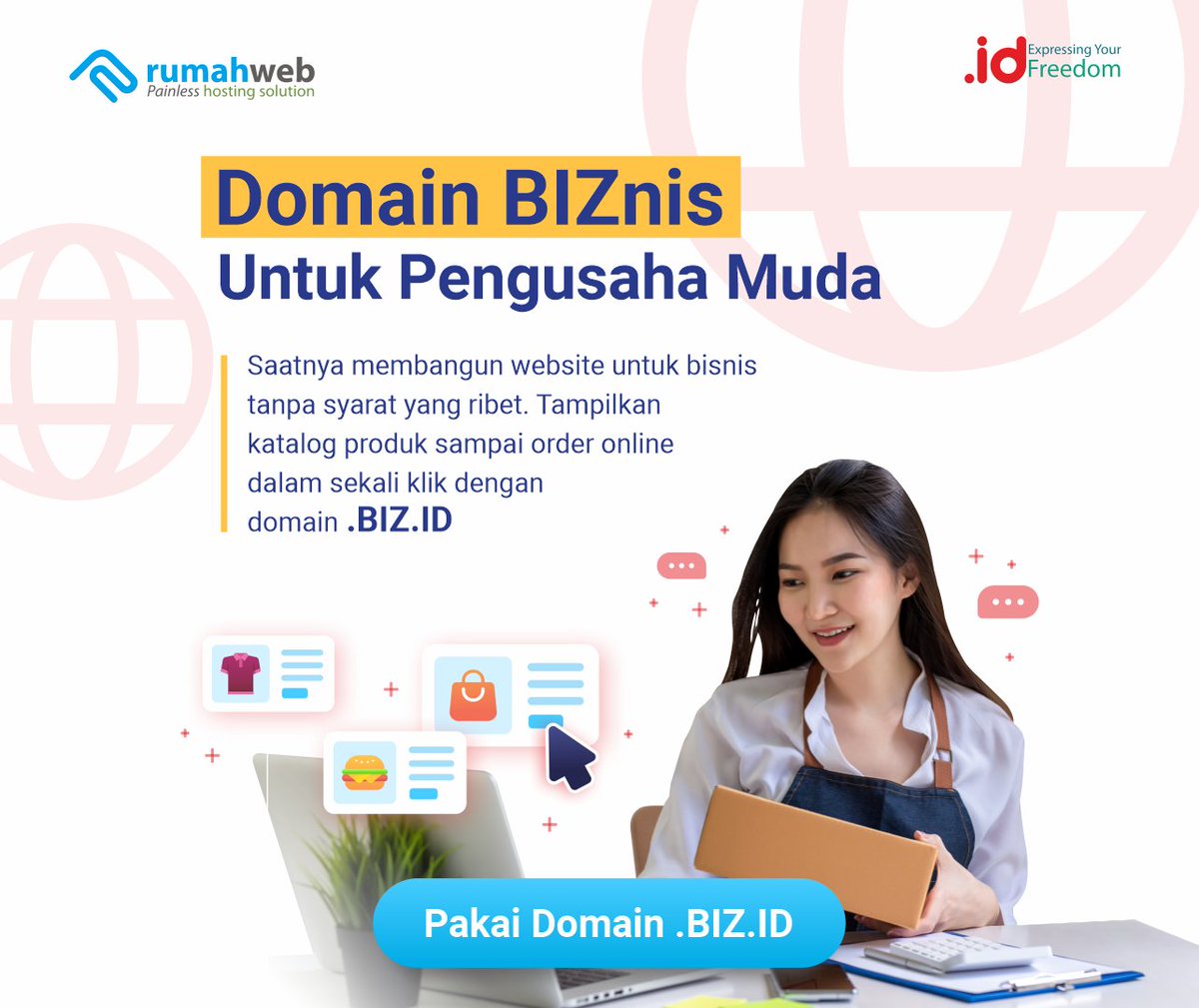 rumahwebtweet's tweet photo. Nah, untuk yang belum punya blog, Rumahweb punya banyak domain murah yang bisa Warga RW gunakan untuk membuat website atau mengarahkan domainnya ke blog.
#BisnisAnakMuda #BisnisRumahan #BisnisPelajar #BisnisOnlineShop #RedirectDomain #DomainForwarding #MengarahkanDomain https://t.co/bHbsSjgg5c
