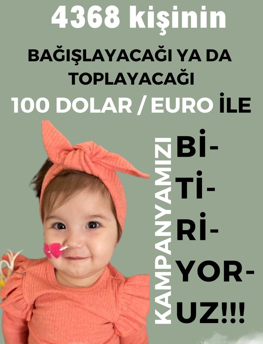 linasmatip1's tweet photo. Bugün Lina'nın elinden tutup bu sayıyı düşürecek, düşürülmesine vesile olacak insanlara ihtiyacımız var. Mayıs bitmeden umut tazeleyelim❤ #UmudumVar

Alıcı: SMA Kids (SMA Çocuklar Vakfı)
İBAN: ‌NL30 BUNQ 2068 7502 44
BİC: BUNQNL2A

Egonu #Yargı Taksim #karpuz https://t.co/njPv5TWiBc