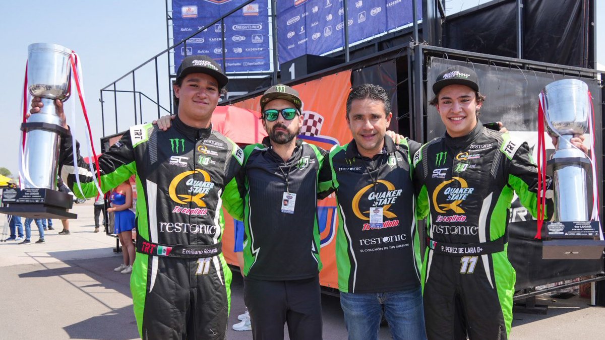 RPLRacing's tweet photo. #NotaRPL 📰 Triunfo y podio para @pabloplg2 y #Emiliano en la fecha hidrocálida de @SuperCopaMex... 🏁💪👏🏆
https://t.co/C9TYYce9Ne https://t.co/DEvda8HF9x