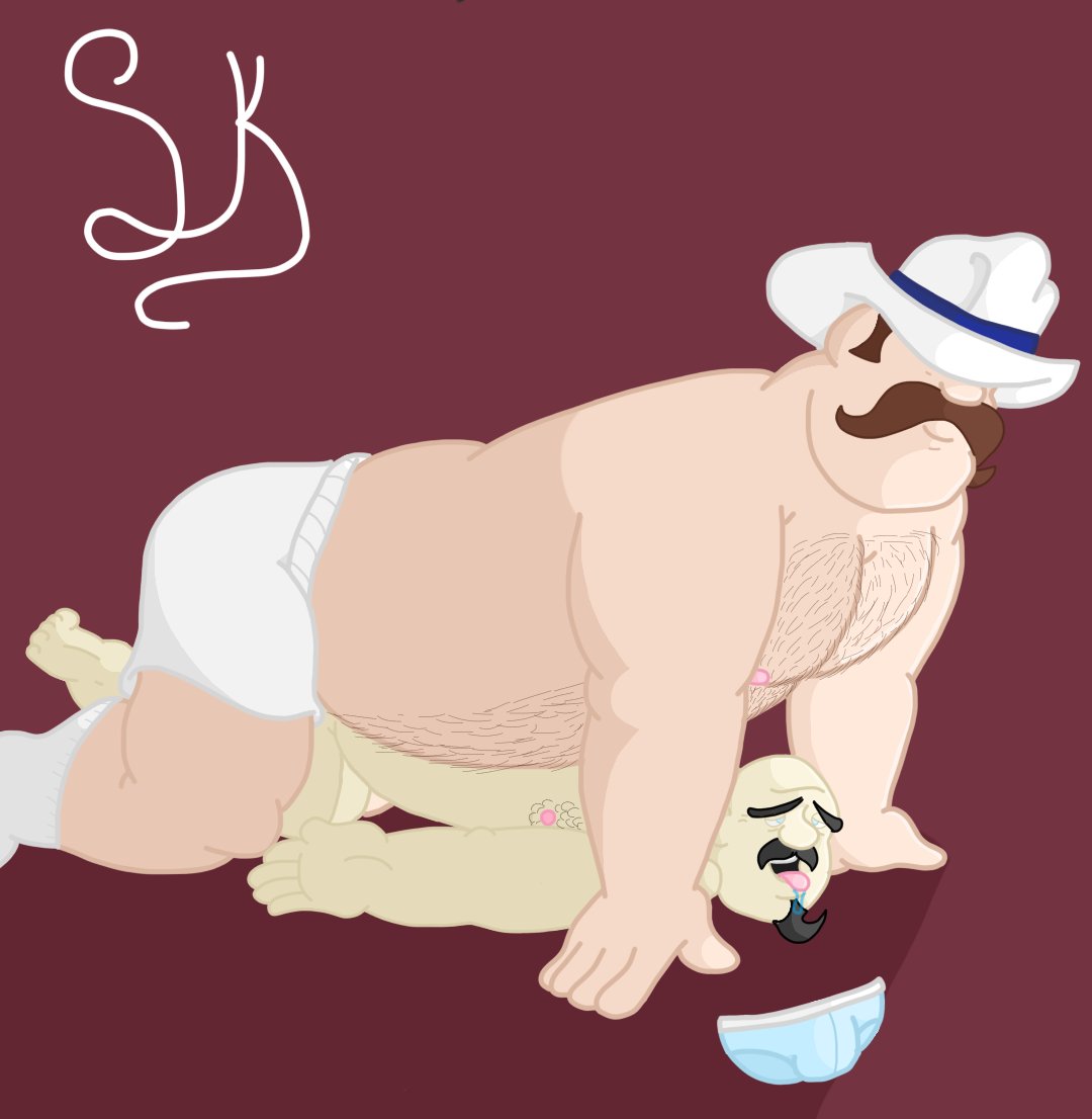 BNiamoto's tweet photo. Well now, it seems like Daddy Bailey and Master Fung are having a long and deep conversation on why Daddy's son Clay should join Fung's class and it seems to be going in his favor. #SumoKun #XiaolinShowdown #DaddyBailey #MasterFung #NSFW https://t.co/obnUO9yur6