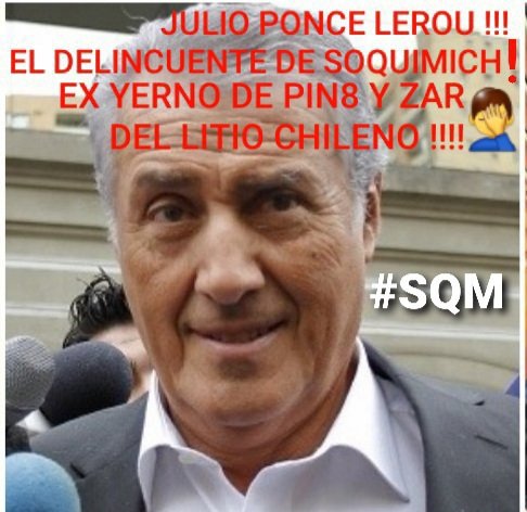 Un conchesumadre tra'nsfuga de toda la vida.Compro' ..." a moros y cristianos" de la #DerechaMiserable y ex concertas rastreros...!El ex yerno de Perrochet,hoy un hijo de puta forrado en millones de do'lares gracias a la dictadura🤦‍♂️!#EstadoNacional #PautaLibre 
#ContigoCHV #SQM