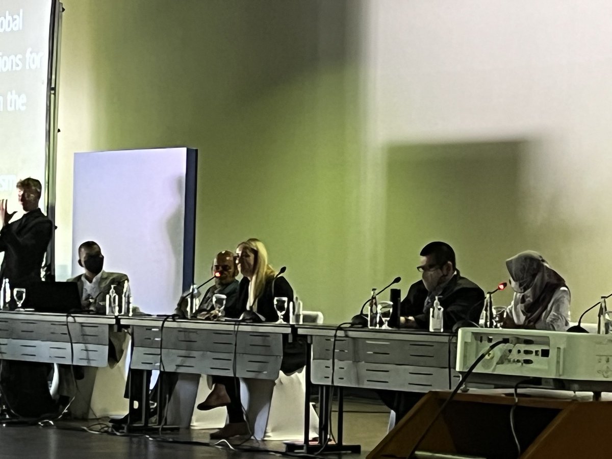 BijayKmr's tweet photo. ⁦@globalnetworkdr⁩ Becky - reiterating - the success of SEM. An all society approach with active representation of local CSOs + echoing the stakeholder voices in HLPF  - content, process n structure, knowledge mgmt, representation in GP and ROs https://t.co/DWMB5vGAWX