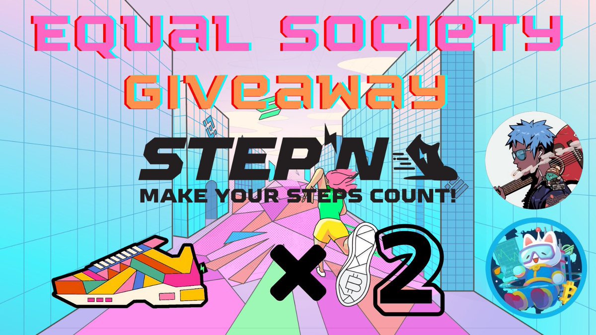 #STEPN 

Equal society 👭👬👫#Giveaway

Walk with friends from all over the world 🌎✨

We will give you two magic shoes for that  🥾✨

<a href="/Stepnofficial/">STEPN GO</a> 👈click here
<a href="/TN90803803/">まーふぃー＠ビットコイン</a> 
<a href="/dong_fz/">Dawn</a> 

1⃣ Follow the above three
2⃣ good &amp;Retweet
3⃣ Tag 3 friends &amp; comment below

#SDGs #Web3