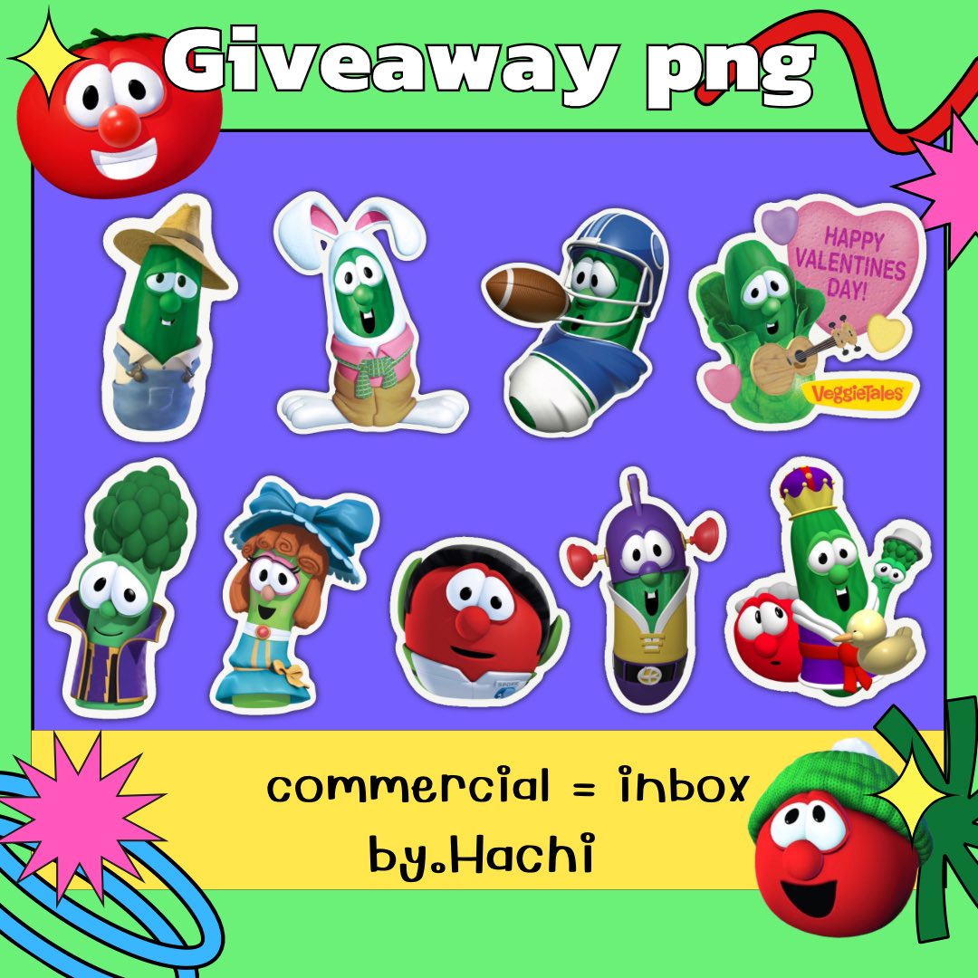 by_hachi's tweet photo. 🥦❗️ Giveaway png ૮ • ·̫ • ა🍅🛺🧾 
gang : veggieTales 🍆🥒🥕
📮 ; commercial = inbox 📥 
>>>> follow @by_hachi <<<<

•more than in the picture 🕳

🎱link in mention <3 //  

 #แจกไฟล์png #png #แจกpng #แจกไฟล์ #แจกไบโอ #แจกwallpaper #แจกฟรี #แจกอิโมจิ  #แจกไฟล์png https://t.co/j4tEdu2jyj