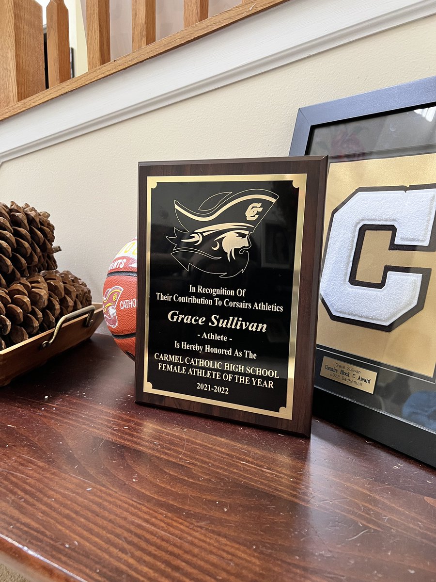 Honored and excited to be presented this award at the senior gratitude banquet! Thank you to Coach Berg, <a href="/CorsairsGBB/">CCHS Girls Basketball</a> , and <a href="/CarmelCorsairs/">Carmel Catholic Athletics</a> for recognizing me and my accomplishments!
