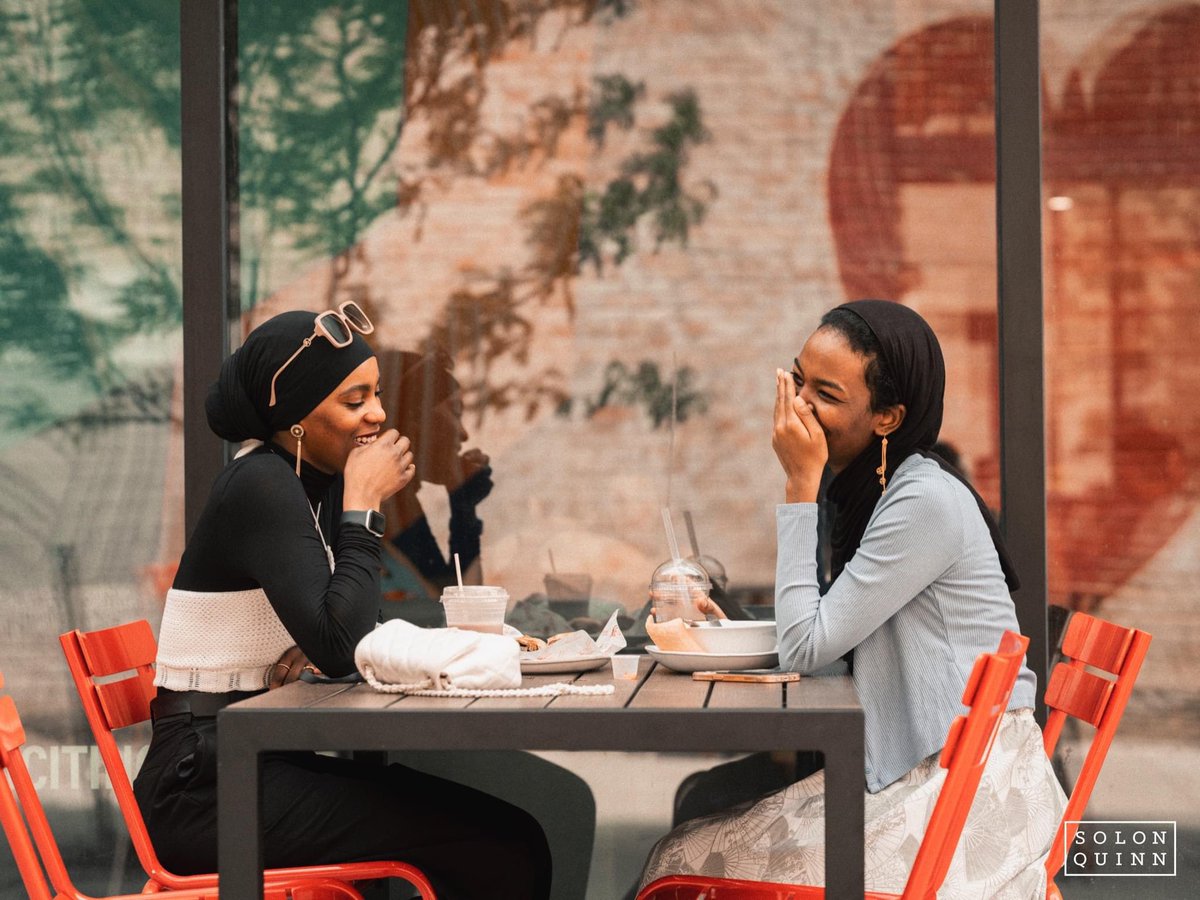 I kind of love these two, I won't lie.  I'm going to refer to them as H&amp;H, short for Hassina &amp; Hamdi from here on out.  They're pretty much the Thelma &amp; Louise of Syracuse, without the fugitive status :P #Besties #Hassina #Hamdi #Sisters