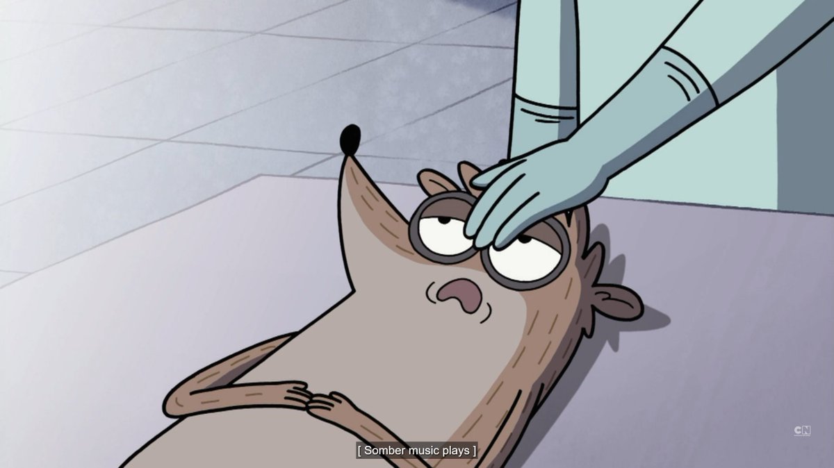 Regular show in 4 tweet media