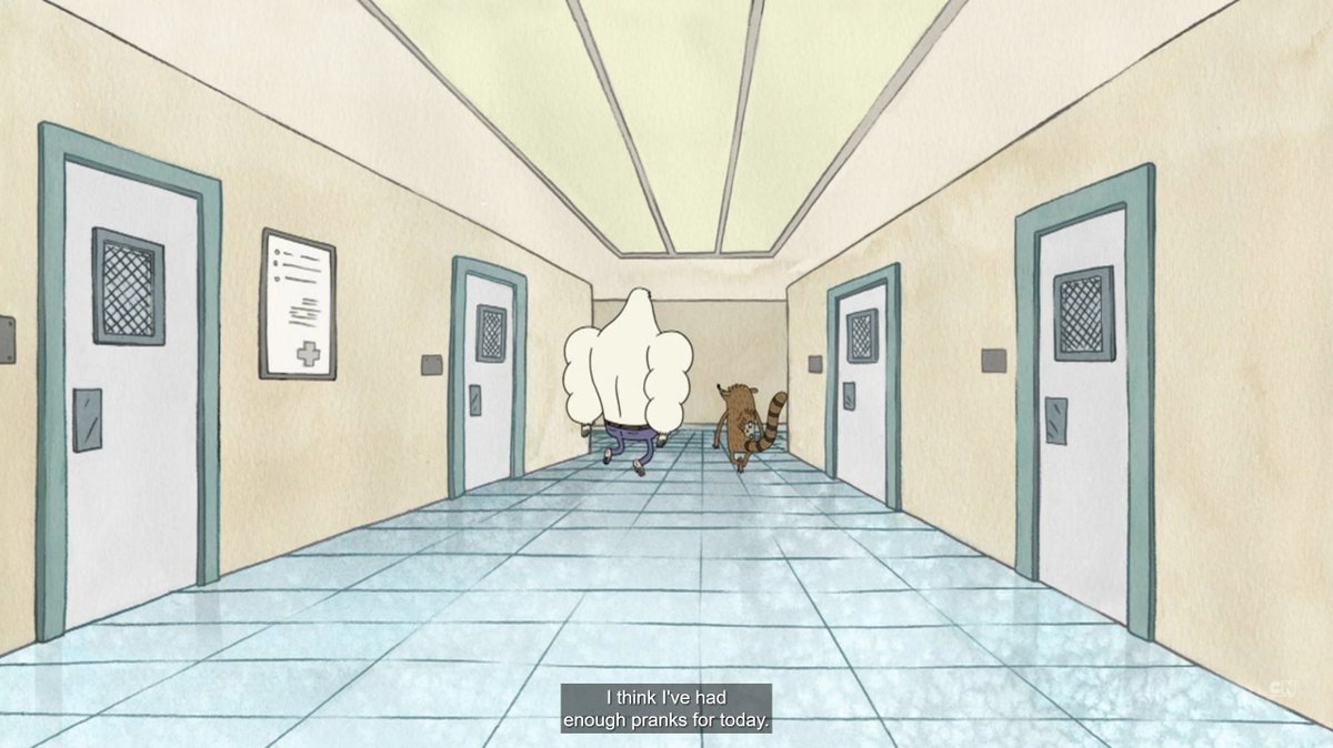 Regular show in 4 tweet media