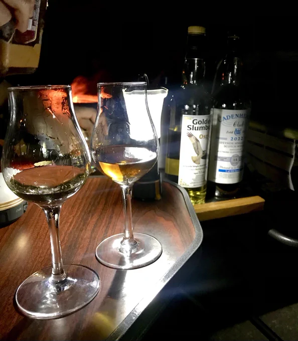 前夜の野営で供された酒が美味しかったな〜 