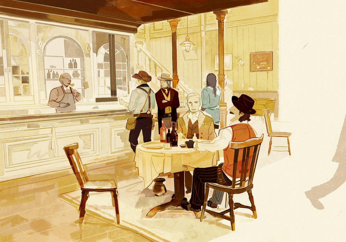 #RDR2
in Blackwater saloon.
序章前的范帮🥺