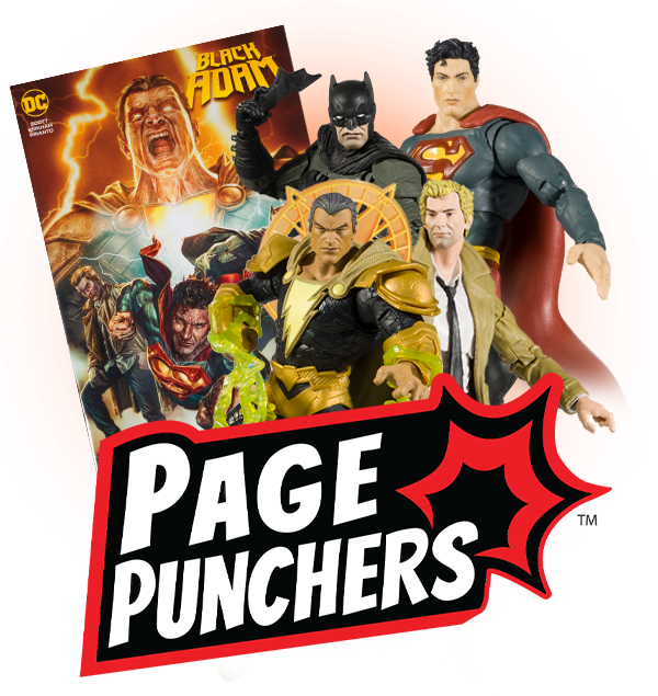New DC Direct Page Punchers 7″ Figures!  buff.ly/3MIn5Dy #McfarlaneToys #DCDirect #PagePunchers #BlackAdam