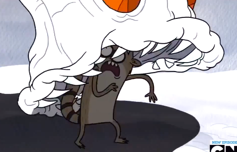 Regular show in 4 tweet media