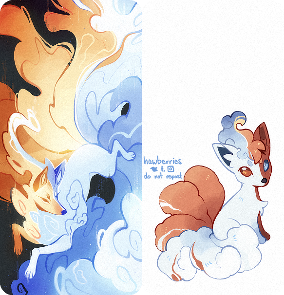 hawberries_'s tweet photo. [pokemon] just revisiting the equinox ninetales yet again https://t.co/hNqB0exS87