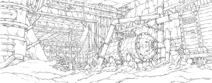 My works!!!

「ヴァンパイア・イン・ザ・ガーデン」
https://t.co/OVH9a0WRHb
5/16(月)よりNetflixで全世界配信

同じ工場内の美術原図👍宜しくお願い致します～✨ 