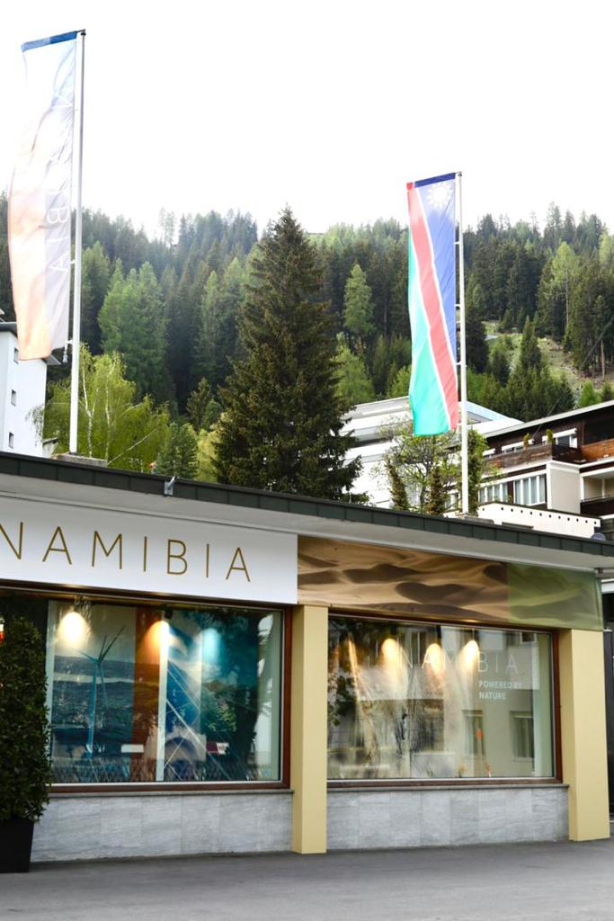 NBCDigitalNews's tweet photo. IN PICTURES | Namibia at the World Economic Forum in Davos, Switzerland. The #NamibiaHouse was established to hold different events and discussions centered on Namibian investment prospects.
@NIPDB @MIRCO_NAMIBIA @NamPresidency
#nbcDSTV282 #nbcDigitalNews #InvestNamibia https://t.co/C1NopgIiBN