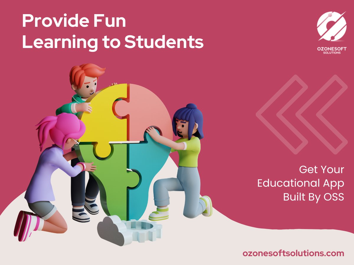 ozonesoftsol's tweet image. Educational app provides fun learning for kids. Get your Educational app built by OSS now….
.
.
Visit Us : 
ozonesoftsolutions.com
.
Contact Us
+91 9109069729 
.
.
#services #OSS #ozonesoftsolutions #IT #fun #learning #funlearning #learnwithfun #educationalapp